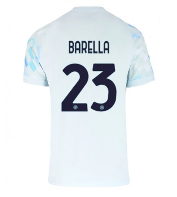Inter Milan Nicolo Barella #23 Udebanetrøje 2025-26 Kortærmet
